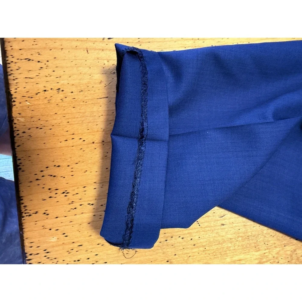 PETER MILLAR Flynn Classic Fit Solid Wool‎ Suit, Mid Blue, Size 54T